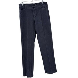 Lee Riders Y2K Grey pinstripe Trousers Women's 8 Preppy Office Siren mob wife